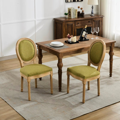 Chaise de salle à manger 2 pièces Olive