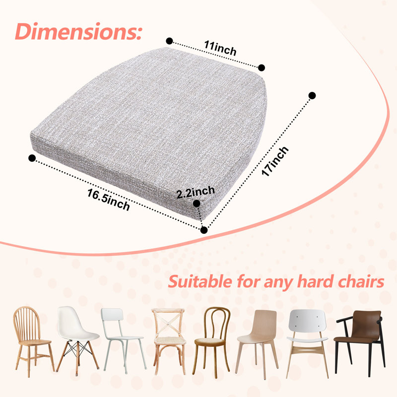 17-inch Depth Trapezoidal Cushion, Beige Polypropylene/Olefin