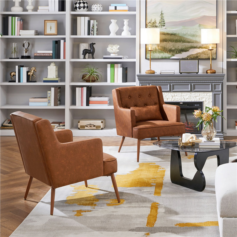 64cm Wide Tufted Armchair