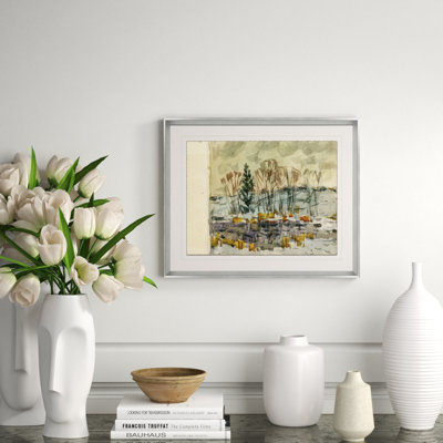 «Small Russian Sketches» - Peinture encadrée sur papier