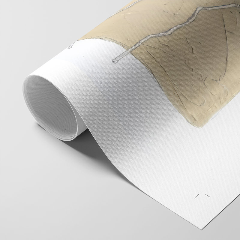 Divided Plot I - Impression sur toile seulement - NON-CADRE, H 18 po x l 12 po
