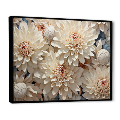 " Pure White Chrysanthemums Magic IV "