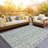 Ulen Blue/Gray Damask Transitional Indoor/Outdoor Area Rug-953860040
