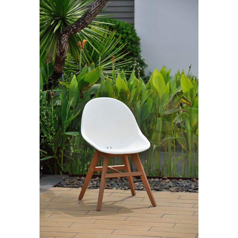 Chaise d'appoint pour l'extérieur Jacinta, Eucalyptus foncé