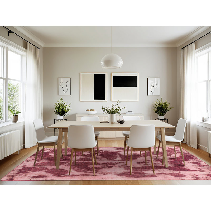 Abstract Indoor Rug, Rectangle 7' x 10'