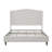 Upholstered Wingback Platform Bed With Solid Wood Legs and Chenille Fabric,No Box Spring Needed,Queen Size-1918078590