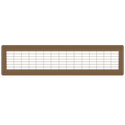 Gril de plancher brun de gros calibre