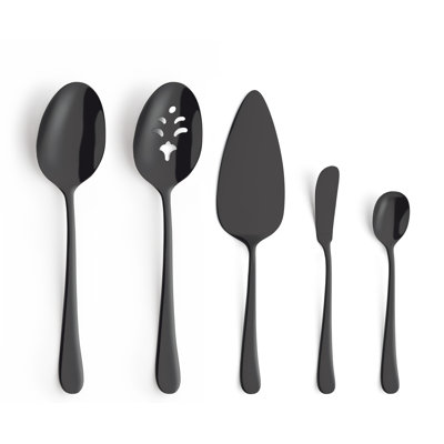 Antajuan 5 Piece Stainless Steel Hostess Set