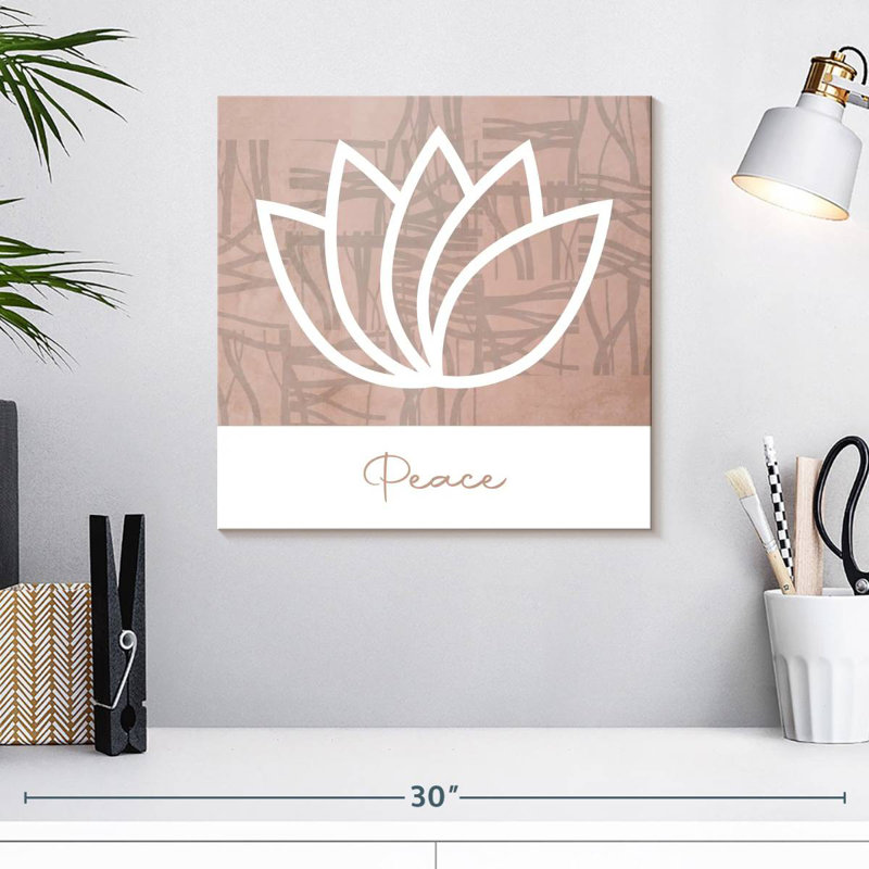 Lotus Tergel Peace, H 16 po x l 16 po