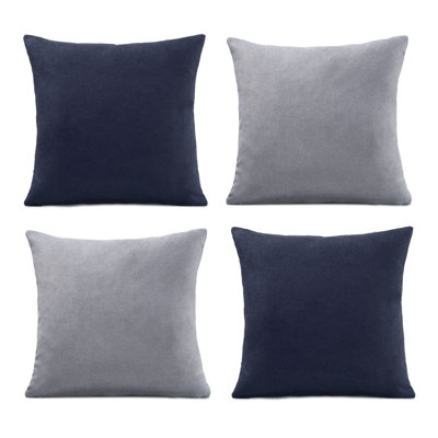 Nalaiyah Velvet Chenille Cushion Covers with Filler Pads