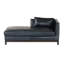Edmond Chaise Ink Leather