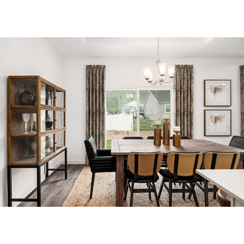 Ashunta 5 - Light Dimmable Classic / Traditional Chandelier, Satin Nickel