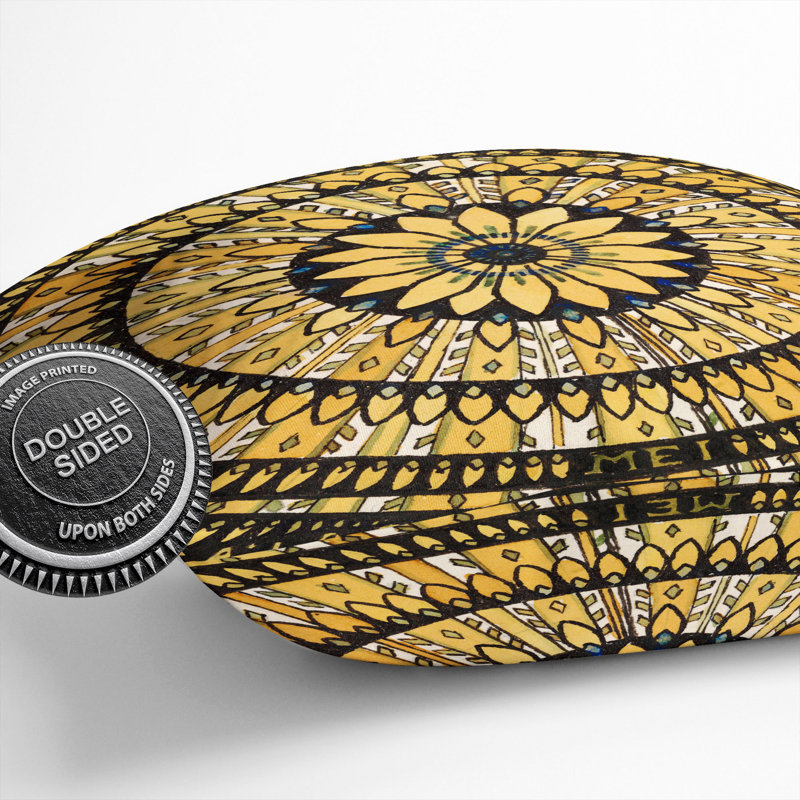 Flowers and Leaves Scatter Cushion, 40cm H x 40cm W x 15cm D