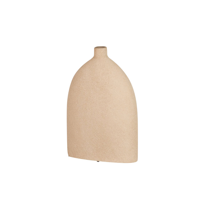 Ceramic / Porcelain Table Vase, 33cm H x 24cm W x 10cm D, Brown
