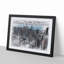 The Beauty of the Chicago Skyline in Abstract - Picture Frame Drawing Print-55735864-55735865