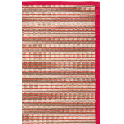 Galatia Natural Fiber Sisal Pile Striped Rug