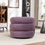 Fauteuil demi-tonneau rembourré et pivotant-1711897629