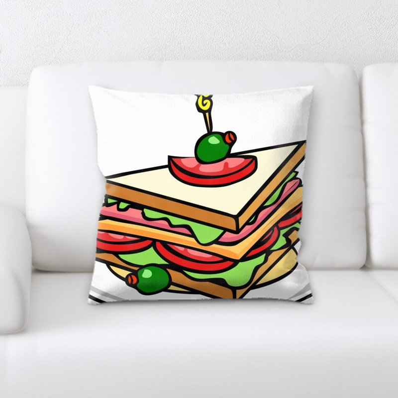 Coussin décoratif sandwich