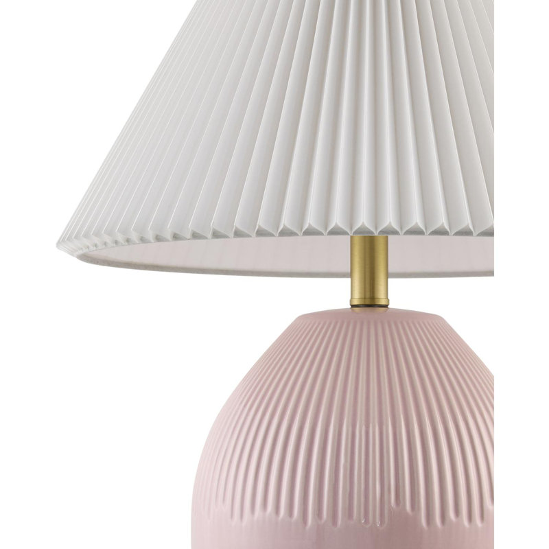 Stoltzmann Table Lamp, Light Pink