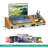 Bamboo Laptop Stand For Desk 3 Heights Adjustable Notebook Stand Computer Monitor Riser With 2 Tier Storage Shelf, Desktop Organizer Printer Stand For Home Office