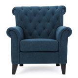Losoto 91.44cm Wide Tufted Armchair, Upholstered Accent Chair for Living Room, Bedroom