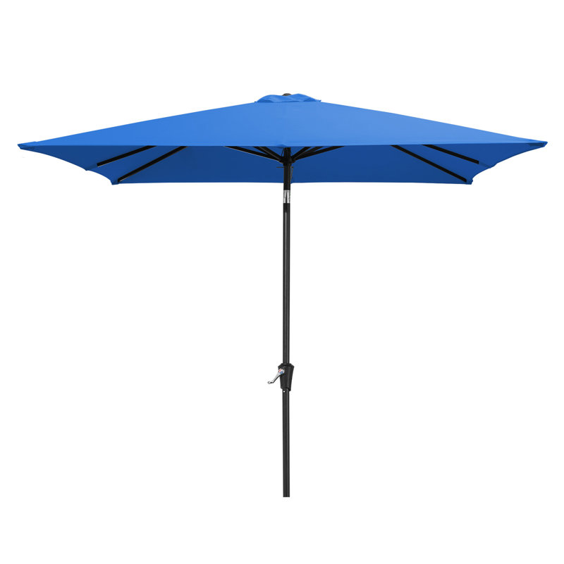 Parasol carré 7,5 x 7,5 pi, Bleu