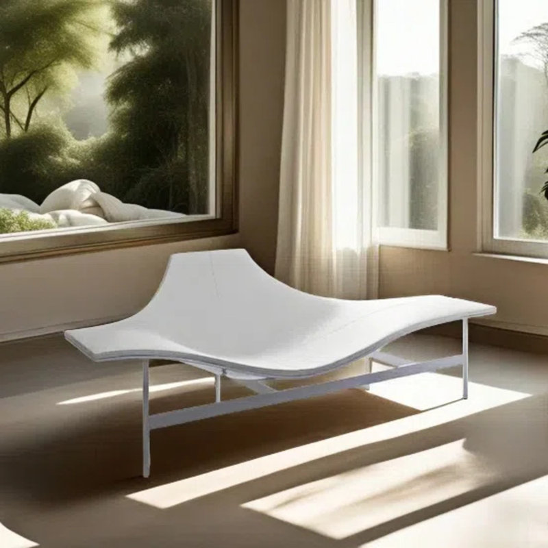 Méridienne paresseuse Fashion Arc Creative Leisure, Blanc, Blanc