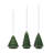 Ceramic Tree Ornament Set of 6