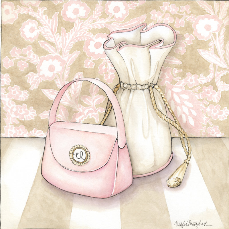 Posh Powder Room IV by Megan Meagher - Wrapped Canvas Art Prints, 30cm H x 30cm W x 3.8cm D