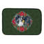 Tapis de séchage en couronne de poinsetta papillon