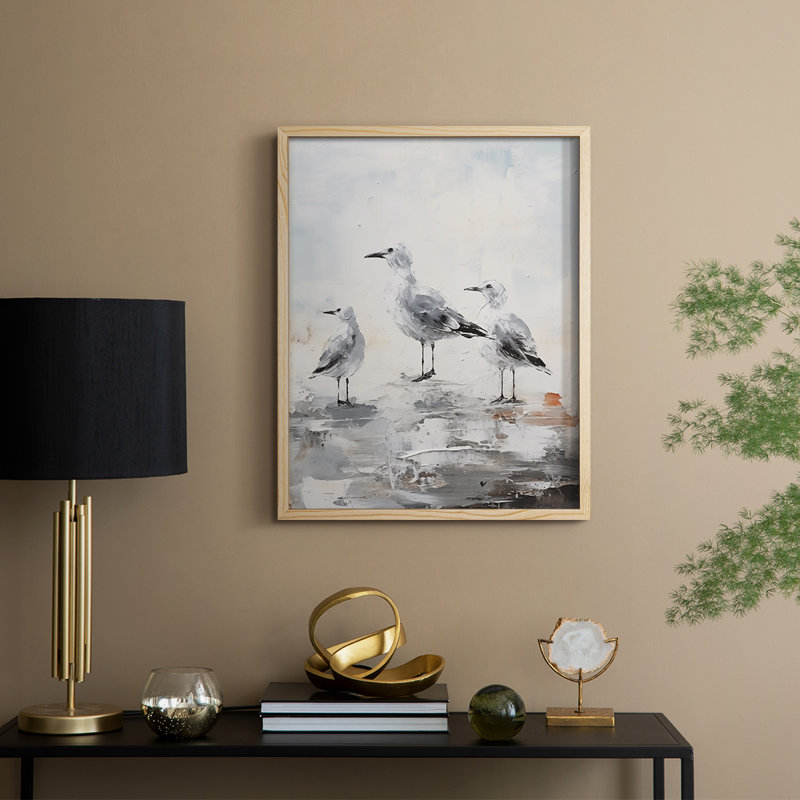 NAUTICAL Series CDLXI, reproduction encadrée - bois massif, Naturel, H 15 po x l 12 po