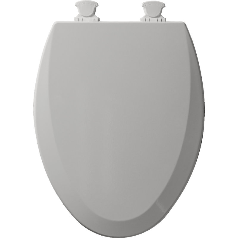 1500EC Elongated Toilet Seat, Silver