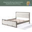 Lit avec tête de lit en tissu Boucle, structure en bois-1366878682