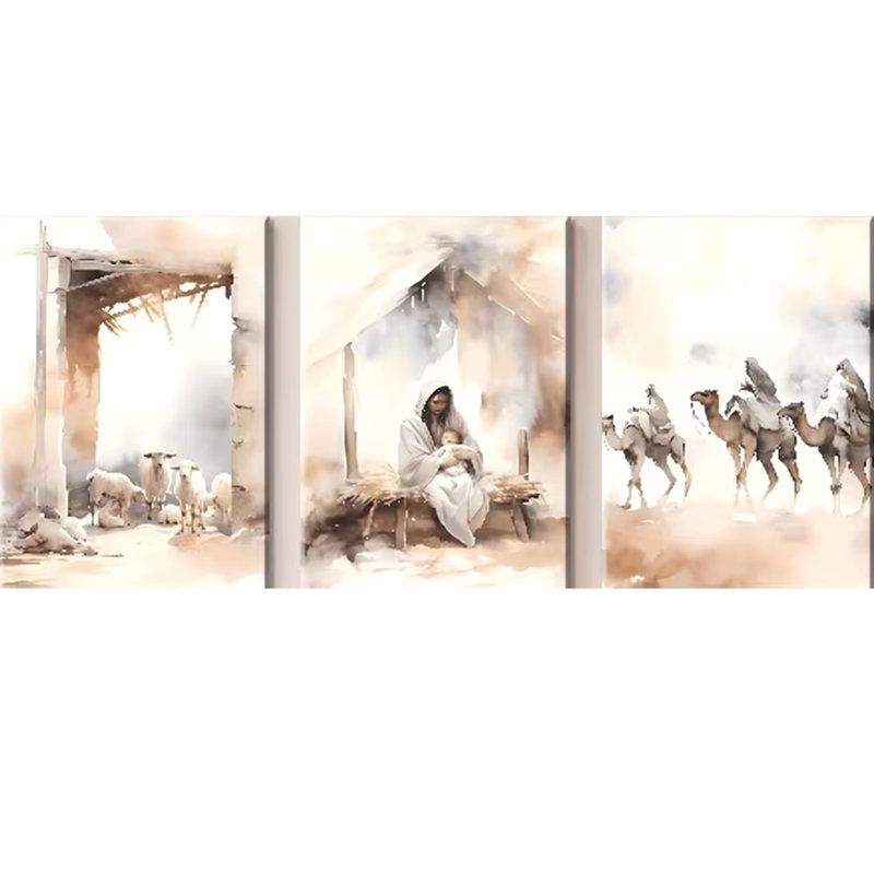 3 Piece Wrapped Canvas Print