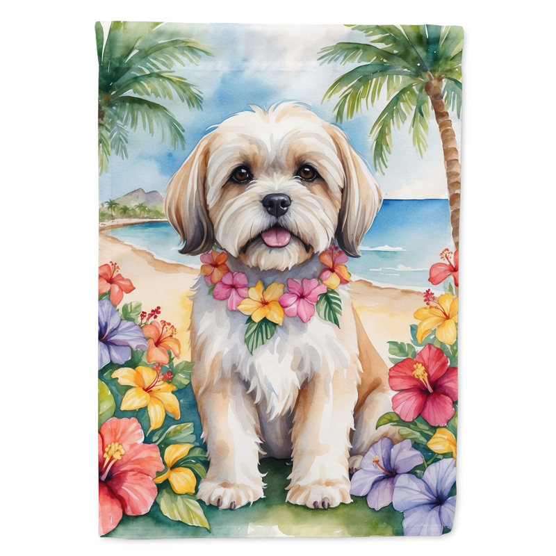 Drapeau de jardin en polyester double face H 15,5 po x l 11,25 po