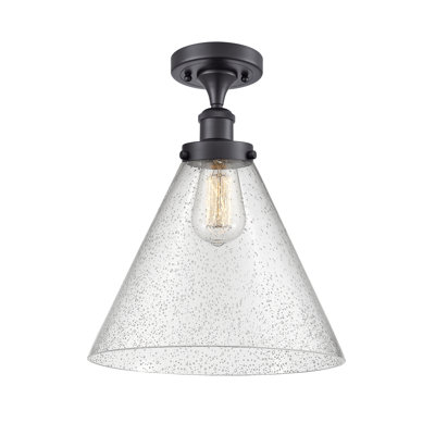 Plafonnier semi-encastré 1 lumière Alvonia