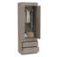 Armoire, porte double, 2 tiroirs, tringle-1395129233
