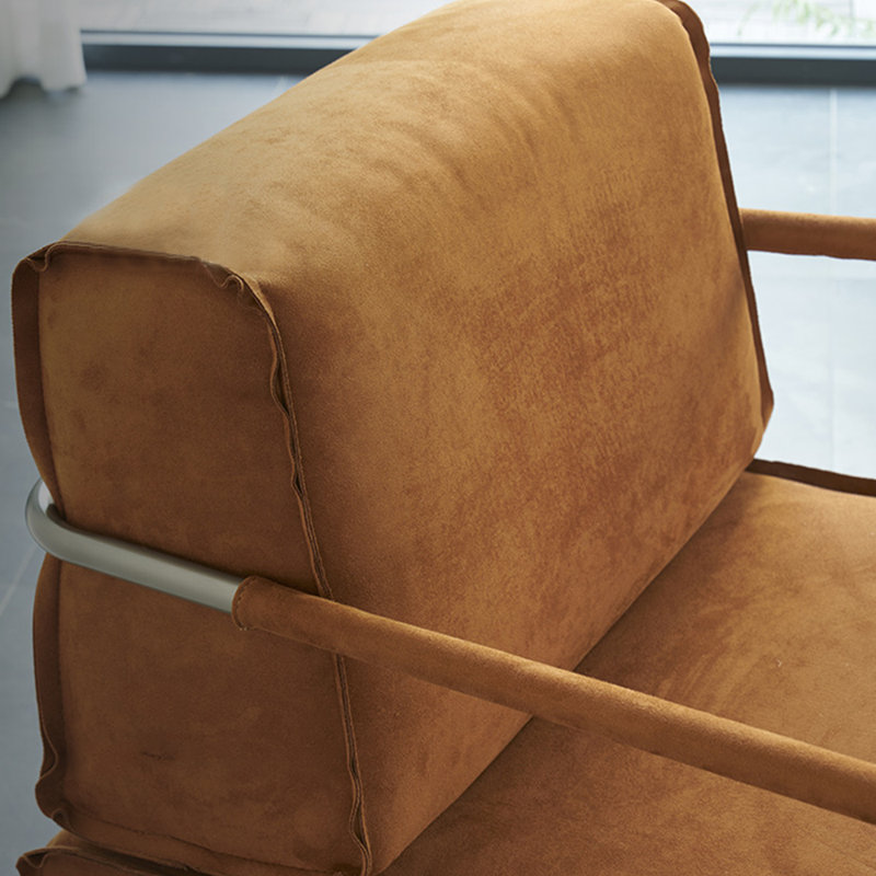 Fauteuil de 29,52 po Bonaire Bonaire, Microfibre / suédine vert, Argenté