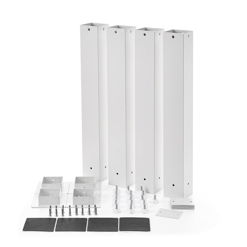 Suprima 24'' Bed Risers, White