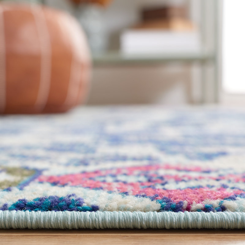 Dylanthomas Performance Oriental Rug, Square 6'7"