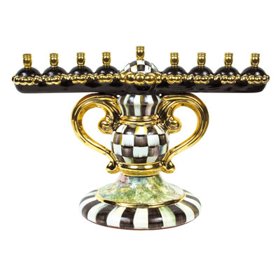 Courtly Check® Ceramic Menorah