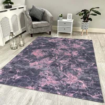 Marble Machine Tufted Area Rug