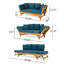 Lit de jour avec construction et coussins confortables pour une fonction de patio extensible