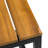 51.25'' D Rectangular 4-Person Acacia Wood and Iron Bar Height Patio Dining Set -950532984