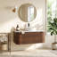 Comptoir de salle de bain mural en bois 36 po E1-131434572-131434577