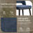 Mason Upholstered Side Dining Chair With Solid Wood Legs(Set of 4)-1572478176-1572478191