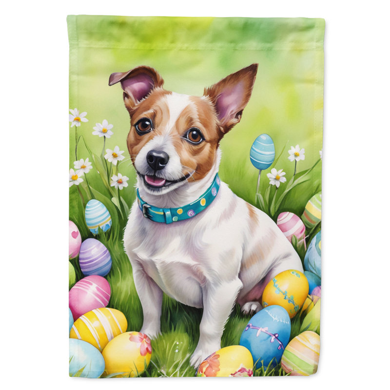 Easter Egg Hunt Double Sided 40'' H x 28'' W Polyester Easter House Flag