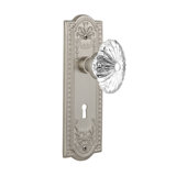 Meadows Fluted Oval Interior Mortise Door Knob