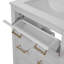 Ensemble de meuble-lavabo simple 24 po avec lavabo en céramique, ensemble de meuble-lavabo autoportant avec 3 tiroirs, cadre en bois massif, blanc-1493718426