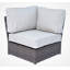 Ensemble de conversation pour 2 personnes avec coussins Vasil
